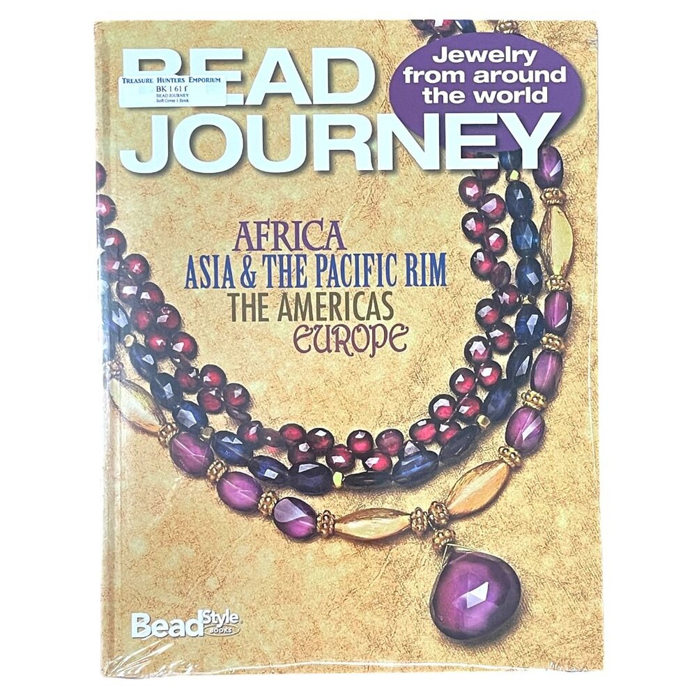 BK161 New Book BEAD JOURNEY JEWELRY FROM AROUND THE WORLD Soft Cover Shrink Wrap